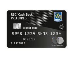 RBC Cash Back Preferred World Elite Mastercard - RBC Cash Back credit card